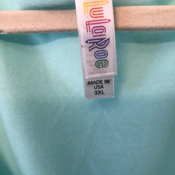 Lularoe light teal perfect t 3xl BNWT - Picture 2 of 4